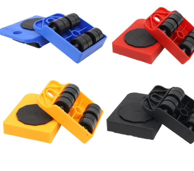 🔄 Möbellyftare & flyttverktygsset, 4-pack – 360° glidskivor & ergonomiskt lyft utan ryggpåfrestning 💪