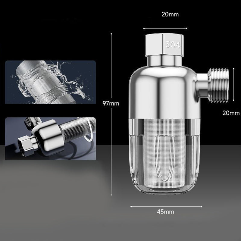 🚰 50% RABATT!! 💧 Rostfritt stål 40‑mikron helhusvattensfilter, effektiv partikelavskiljning, korrosionsbeständig, skyddar hela hemmets vattensystem 🔥