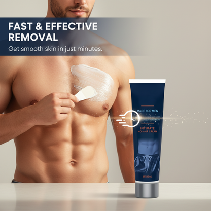 🧖‍♂️ KÖP 2, FÅ 1 GRATIS! 🧴 Fast-Acting Body Hair Removal Cream for Men – Snabb Verkan, Skonsam & Hårfri Hud ✨