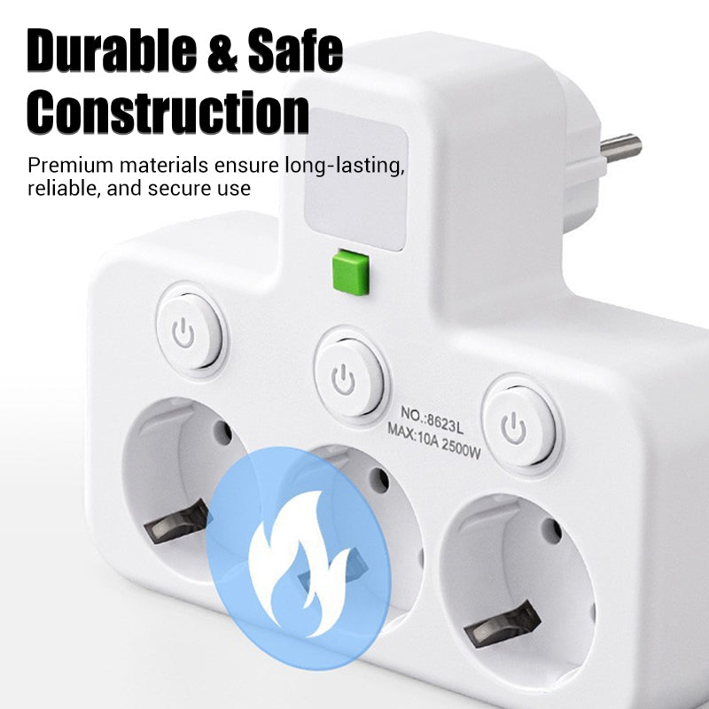 🔌2026 SPECIALERBJUDANDE - 60% RABATT⚡Smart grenuttag med USB-portar