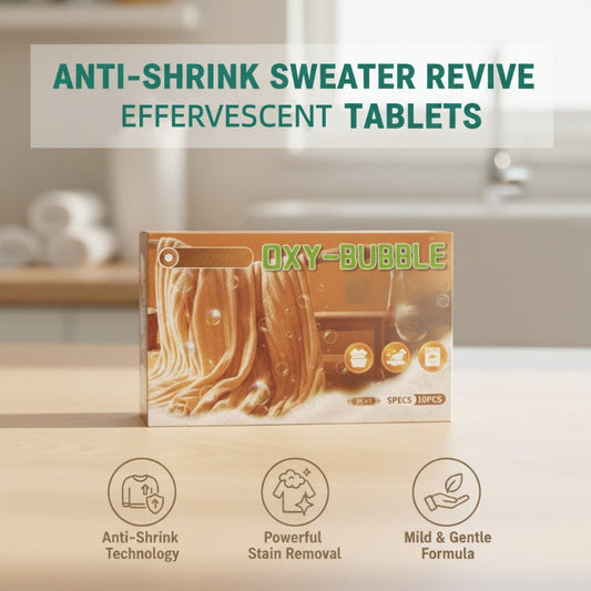 🧶 60% RABATT NU! ⚗️ Sweater Revive Tablets – Krymper inte, återställer mjukhet och är säkra för färger 🧺