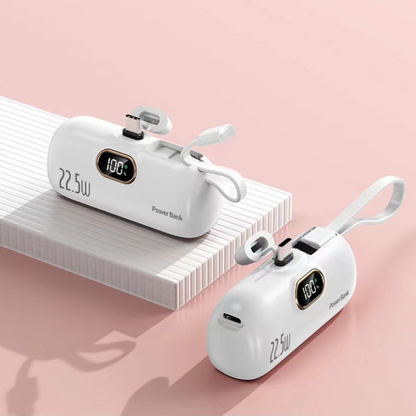 🔥🔋 50 % RABATT NU! ✨ 5000 mAh mini bärbar powerbank – snabb laddning, ultrakompakt och perfekt för resor 📱