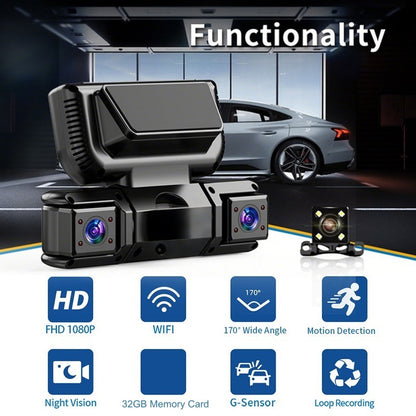 📢📢Nyheter 2026 – 55 % rabatt🚗🔥4-kanals inbyggd kamera med WiFi och mörkerseende✈️Fri frakt