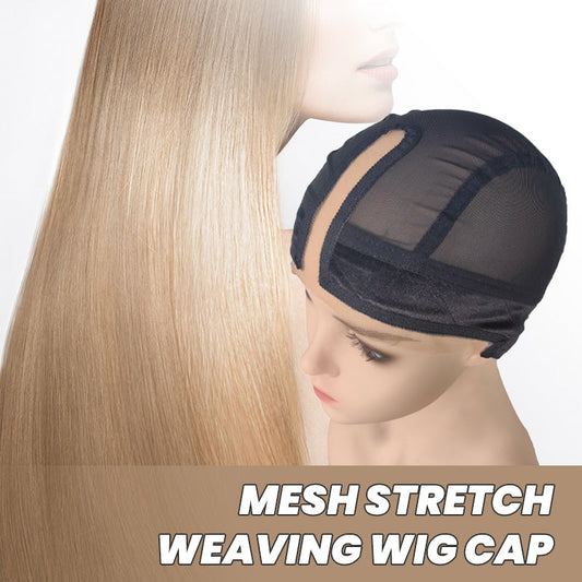 🌸2026 Ny design — 50 % rabatt🎁 🧑‍🦰 4×5 tum U-formad perukmössa med nät