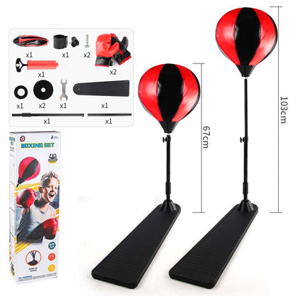 📢📢2026 Nyheterna rea – 57 % rabatt!! ⏰Stående boxningssäck✅Lär dig snabbt boxning, bygg upp styrka och kondition🏋️