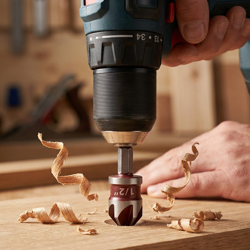 🛠️50% RABATT NU! 🔩 Försänkningsborrset för träbearbetning (5 ST/3 ST) – Rena hål, hållbara och tidsbesparande ⚙️