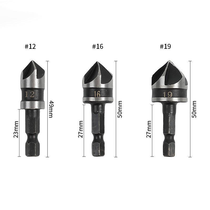 🛠️50% RABATT NU! 🔩 Försänkningsborrset för träbearbetning (5 ST/3 ST) – Rena hål, hållbara och tidsbesparande ⚙️