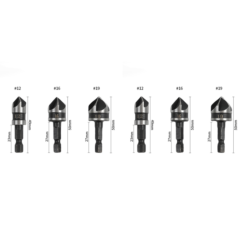 🛠️50% RABATT NU! 🔩 Försänkningsborrset för träbearbetning (5 ST/3 ST) – Rena hål, hållbara och tidsbesparande ⚙️
