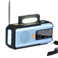 📻🔋 Solcells- och vevdriven nödradio – FM/AM/NOAA, LED-ficklampa & nödladdning för mobilen ⛺⚡
