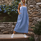 👗 50% RABATT 🌸 | Löst Sittande Overallklänning – Fickor & Andningsbar