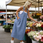 👗 50% RABATT 🌸 | Löst Sittande Overallklänning – Fickor & Andningsbar