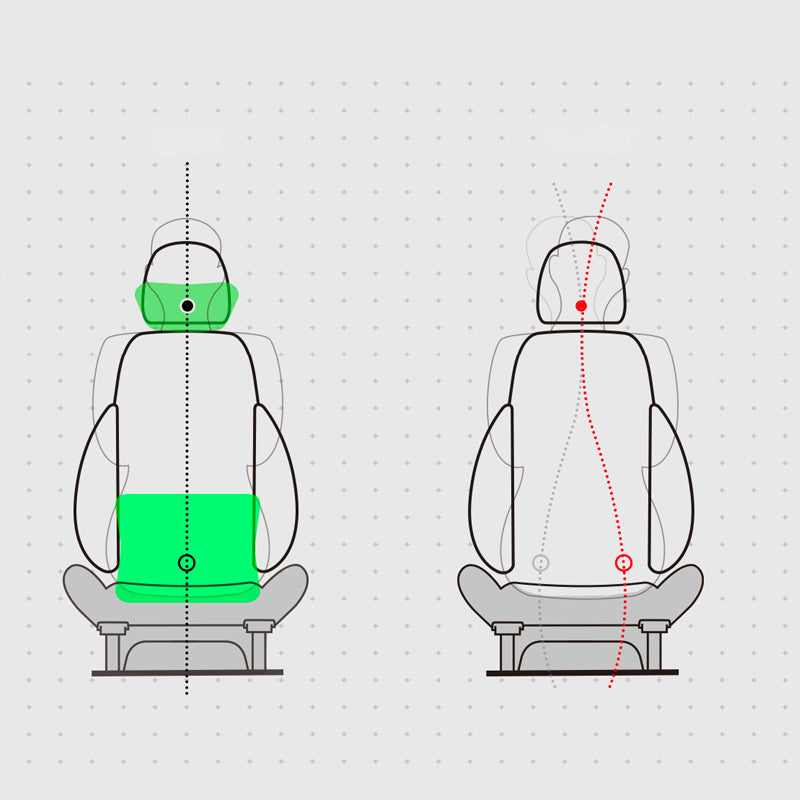 🚗💤 Slut på trötthet under körningen! Universellt nackstöd i minnesskum för bilsätet – ergonomiskt stöd för långa resor.