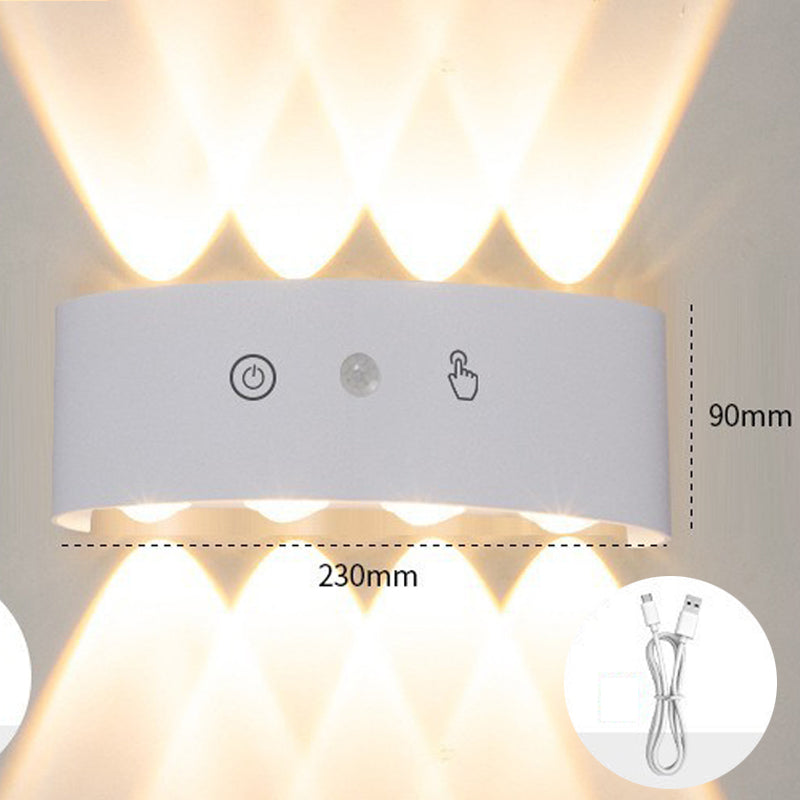 💡 50 % RABATT! 🔋 Uppladdningsbart LED-nattljus med rörelsesensor – justerbar ljusstyrka, magnetfäste och perfekt för hallar, trappor och sovrum 🌙