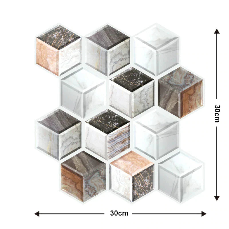 Self-adhesion 3D Stereo Stickers（2PCS）