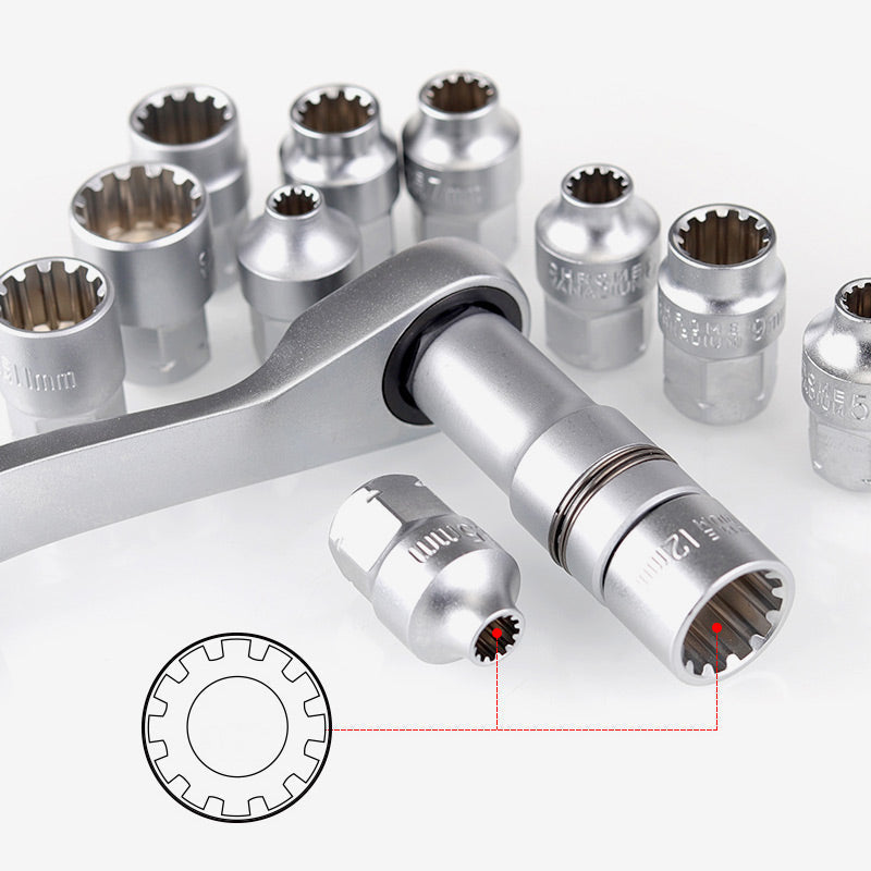 🔧 50 % RABATT NU! 🛠️ Kärna spärrnyckel hylsnyckelsats 29st – CR-V stål, mångsidiga bits & portabelt fodral – perfekt för hem-, bil- och DIY-reparationer 🚗