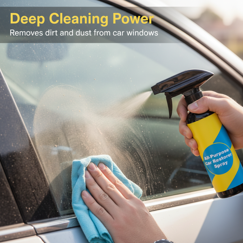 🧴 KÖP 1, FÅ 1 GRATIS! 🚗 Universal Plaståterställare Spray – Återfuktar, skyddar mot UV & återställer blankhet – perfekt för bil, MC & utemöbler ✨