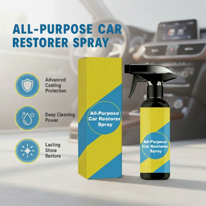 🧴 KÖP 1, FÅ 1 GRATIS! 🚗 Universal Plaståterställare Spray – Återfuktar, skyddar mot UV & återställer blankhet – perfekt för bil, MC & utemöbler ✨