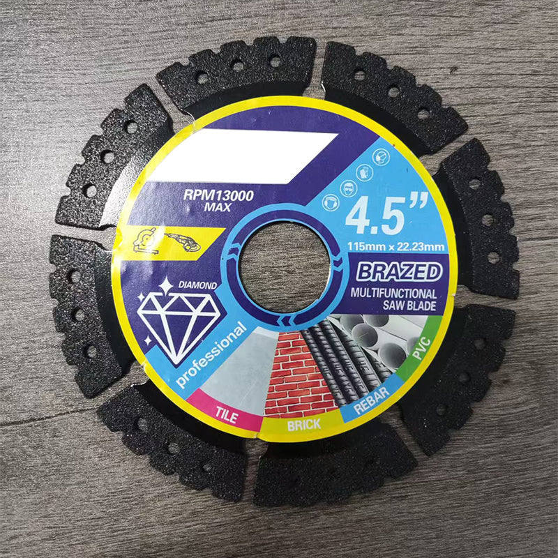 🔥 50 % rabatt! 💎 4,5-tums diamantklinga för flera material – För kapning av kakel, sten och betong; hållbar och pålitlig 🛠️⚙️