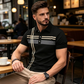 👔 50% RABATT NU!⛳ Herr Randig Pikéskjorta – Snabbtorkande & Andningsbar – Casual Business Golf Kortärm ✨