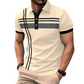 👔 50% RABATT NU!⛳ Herr Randig Pikéskjorta – Snabbtorkande & Andningsbar – Casual Business Golf Kortärm ✨
