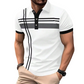 👔 50% RABATT NU!⛳ Herr Randig Pikéskjorta – Snabbtorkande & Andningsbar – Casual Business Golf Kortärm ✨