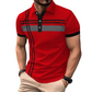 👔 50% RABATT NU!⛳ Herr Randig Pikéskjorta – Snabbtorkande & Andningsbar – Casual Business Golf Kortärm ✨