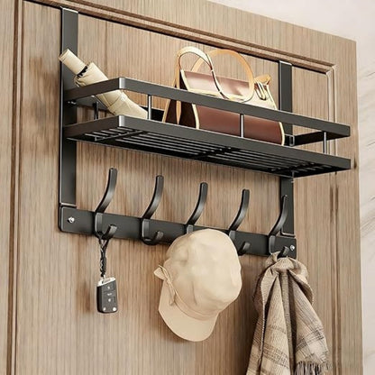 🏡 50 % RABATT NU! 🚪 Smart dörrhängare med förvaringskorg – skapa mer plats direkt på dörren, verktygsfri installation ✨