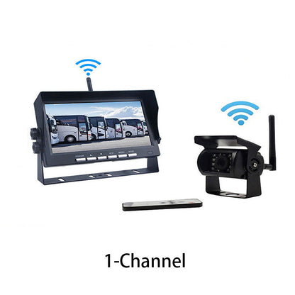 🚛Sustainable Essentials📹Fri frakt🚀7-tums trådlöst backkamerasystem med HD