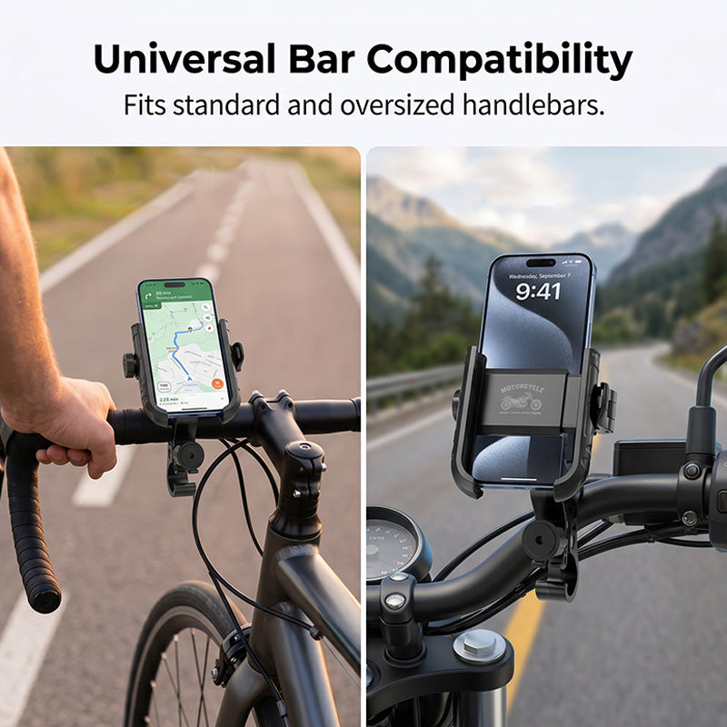 🔥 50% OFF! 🚲 Bike Mount for Your Phone with Quick-Release Clip – Shock-Resistant, 360° Rotatable, and Fits All Models – Perfect for Navigation and Outdoor Cycling – Safe and Practical 🛡️✨