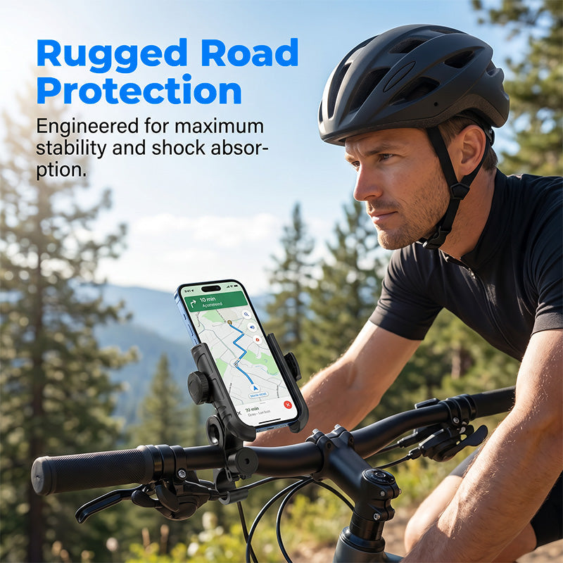 🔥 50% OFF! 🚲 Bike Mount for Your Phone with Quick-Release Clip – Shock-Resistant, 360° Rotatable, and Fits All Models – Perfect for Navigation and Outdoor Cycling – Safe and Practical 🛡️✨
