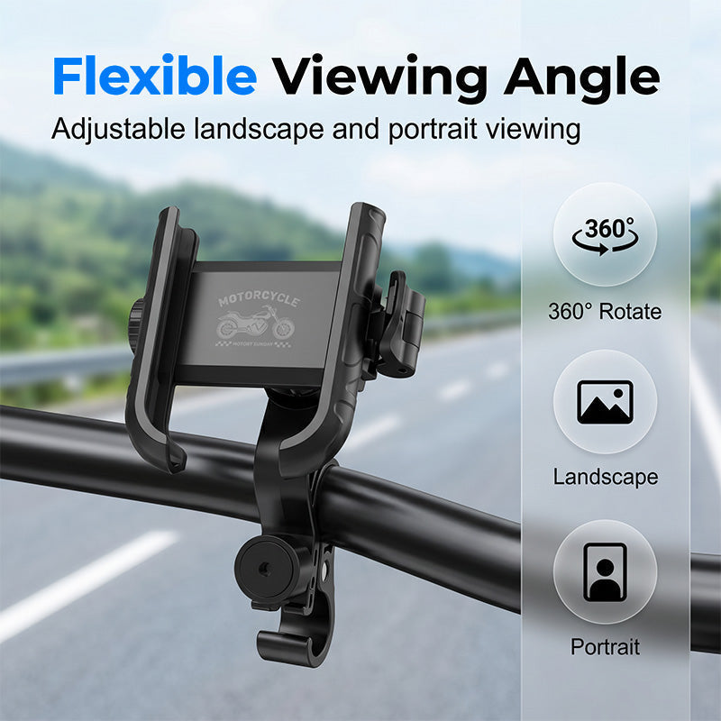 🔥 50% OFF! 🚲 Bike Mount for Your Phone with Quick-Release Clip – Shock-Resistant, 360° Rotatable, and Fits All Models – Perfect for Navigation and Outdoor Cycling – Safe and Practical 🛡️✨