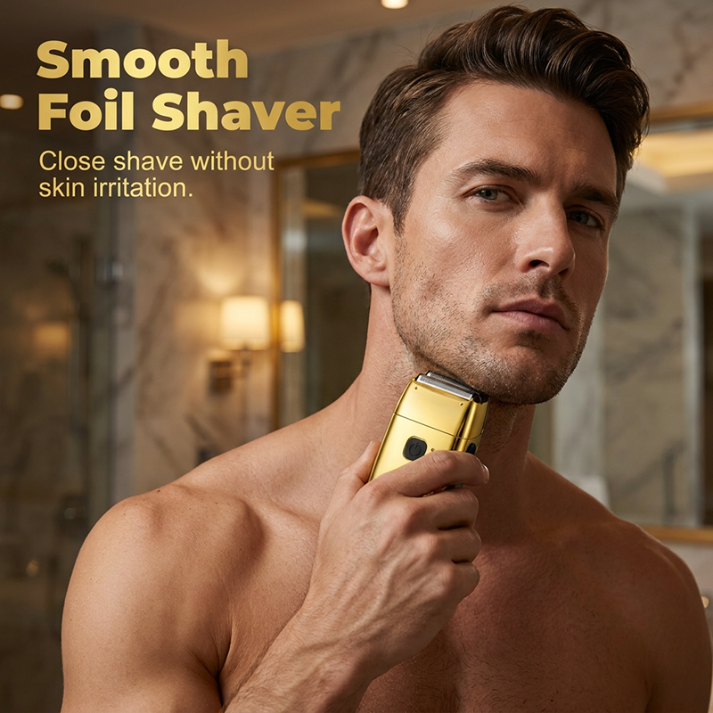 ✂️ 50% RABATT NU! ⚡ Professionellt Elektriskt Hårklippningsset för Män – Titaniumbladar & Smart LED – Perfekt för Hårklippning, Skägg & Styling – Sladdlöst & Lång Batteritid 💈