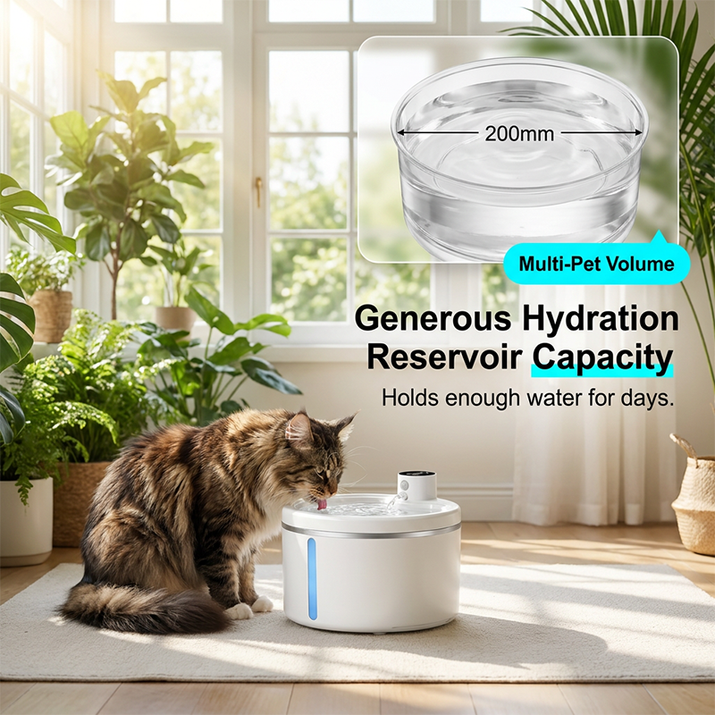 🐱 50 % RABATT NU! 💧 Trådlös automatisk vattenfontän för katter – smart rörelsesensor, IPX7 vattentät & tyst drift – perfekt för katter som älskar rinnande vatten 🏠