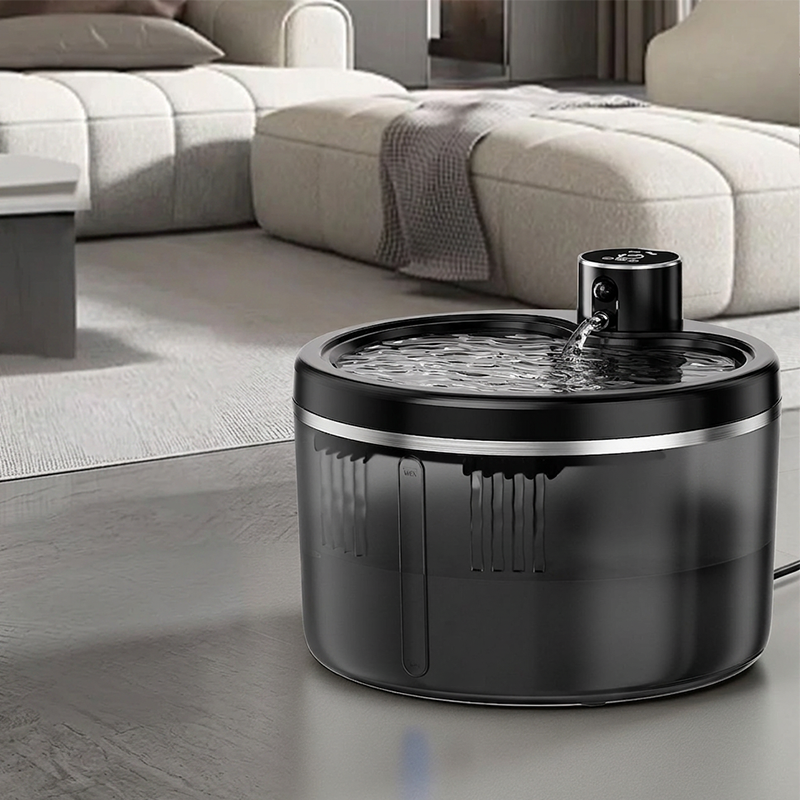 🐱 50 % RABATT NU! 💧 Trådlös automatisk vattenfontän för katter – smart rörelsesensor, IPX7 vattentät & tyst drift – perfekt för katter som älskar rinnande vatten 🏠