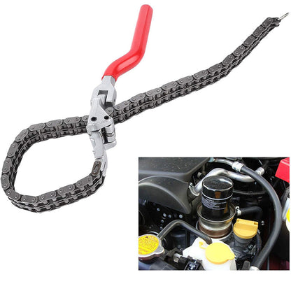 ⛓️ Tung kedja oljefilternyckel – starkt grepp för envisa filter – passar 60–160 mm & byggd för tuff service ✨