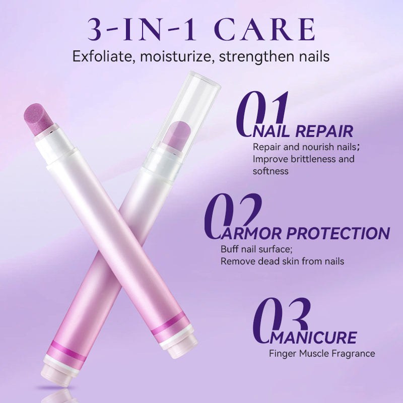 📢📢 50% RABATT!! ⏰ 3-i-1 Nagelbandspenna – Fuktar, Reparerar & Vårdar – Din Fickvänliga Nagelvårdsessential 💅✨