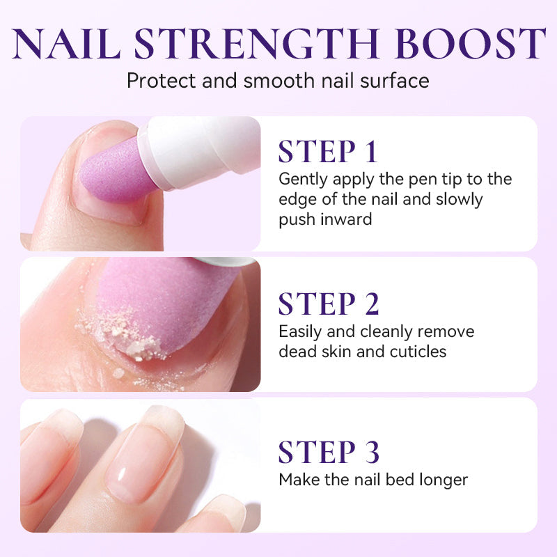 📢📢 50% RABATT!! ⏰ 3-i-1 Nagelbandspenna – Fuktar, Reparerar & Vårdar – Din Fickvänliga Nagelvårdsessential 💅✨