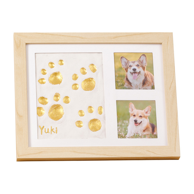 🐾 50 % RABATT NU! 🖼️ DIY-minneskit för husdjurs tassavtryck – bevara ett älskat minne för alltid med träram & lera 🐱