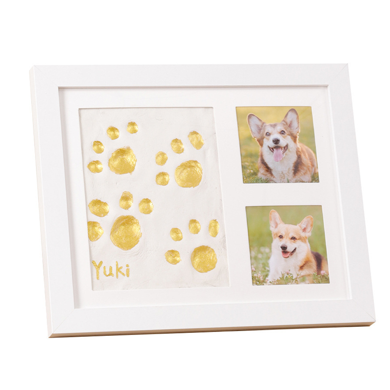 🐾 50 % RABATT NU! 🖼️ DIY-minneskit för husdjurs tassavtryck – bevara ett älskat minne för alltid med träram & lera 🐱