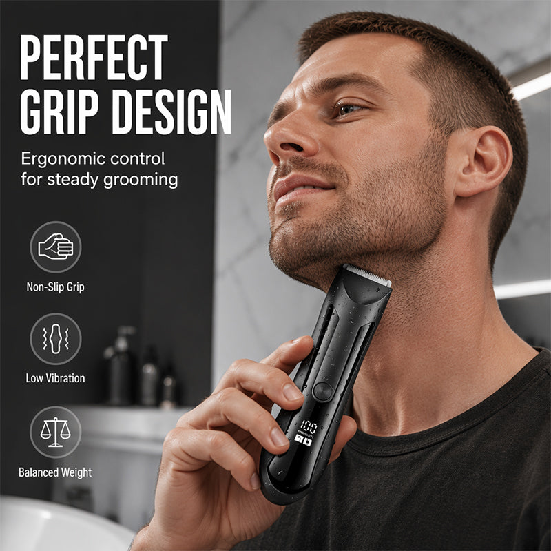✨2-i-1-trimmer för kroppshår för män