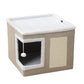 🐱 50 % RABATT NU! 🏠 Foldable 2-in-1 cat cube house – två nivåer, integrerad klösmatta & hopfällbar design – perfekt för små utrymmen 🧶