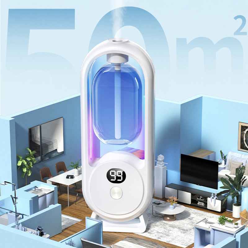 🌸 50 % RABATT NU! 💨 Automatisk aromaterapi diffusor – 5 nivåer justering, väggmontering & bordsplacering, färgglatt nattljus – perfekt för avkoppling hemma eller på kontoret 🕯️
