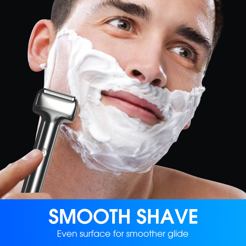 🪒 50% RABATT NU! Uppladdningsbar folierakapparat för män – slät, skonsam & tyst – perfekt för daglig rakning och resan ✨🧔