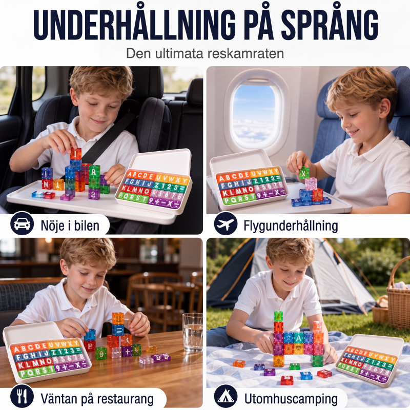 🧲 50 % RABATT NU! 🔢 Magnetiska bokstavs- och sifferkuber för barn – 40 delar, 360° stapling & lärande genom lek – perfekt för förskolebarn 📚
