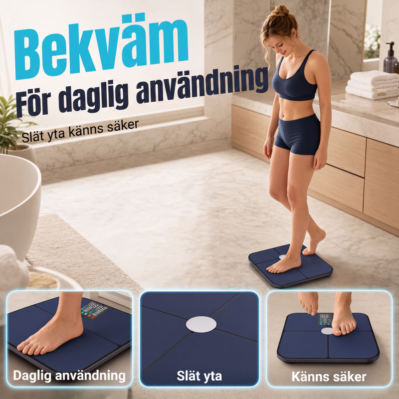 Precision kroppsfettvåg