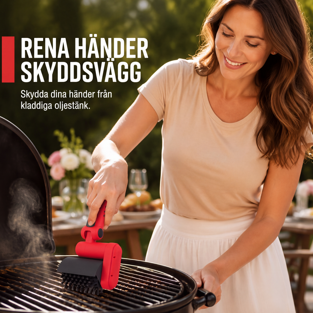 Elektrisk rengöringsborste för BBQ-grill