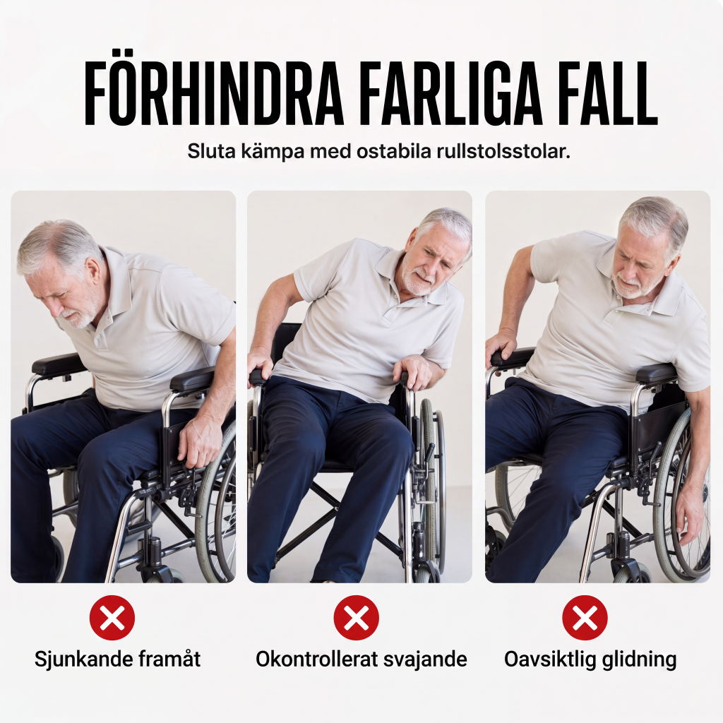 Rullstolssäkerhetsbälte för äldre