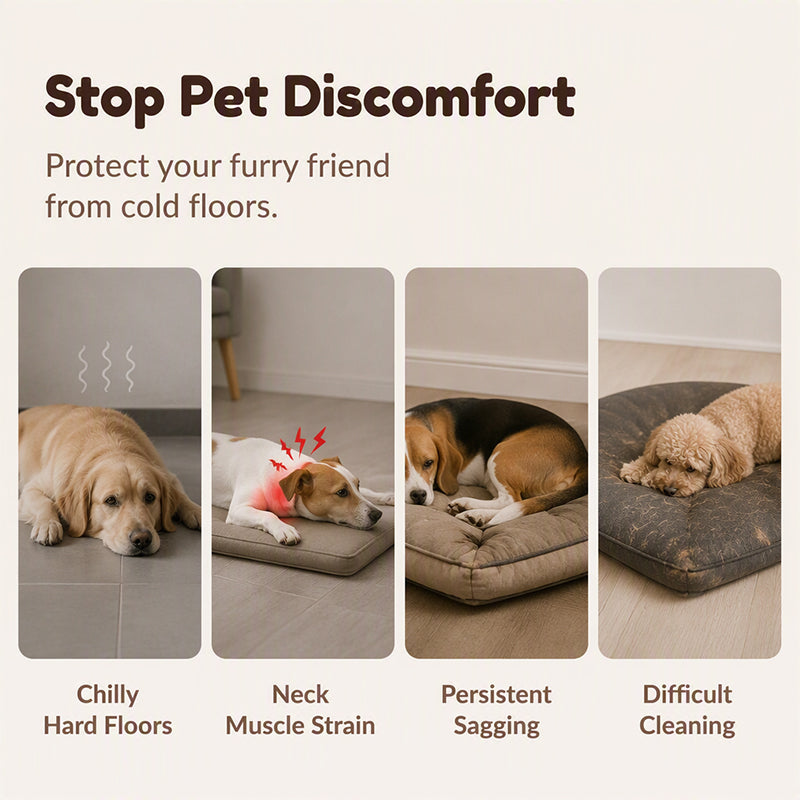 🛏️ 50% RABATT NU! 🐾 Premium plysch husdjursmatta – ultramjuk, mysig & halkfri – perfekt för hundar och katter att vila i komfort 🌙