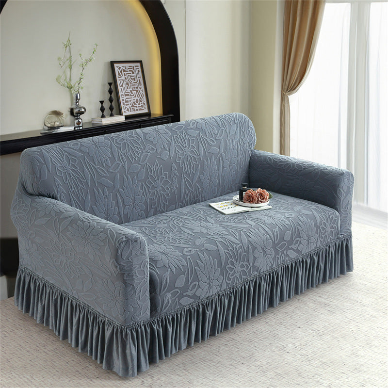 🛋️ 50 % RABATT NU! ✨ Halkfritt sofaöverdrag – heltäckande, sitter på plats & glider inte – passar de flesta soffor – bekvämt för vardagsbruk 🏠