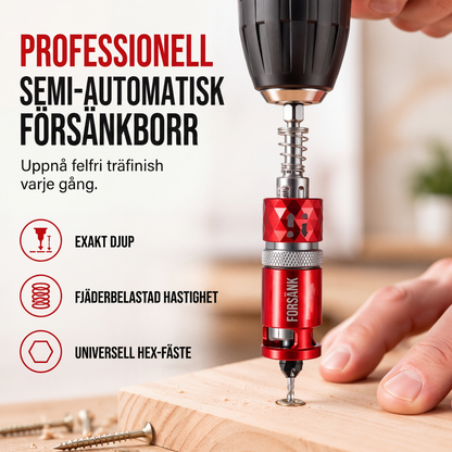 📢📢50% RABATT NU!! ⏰Halvautomatisk försänkborrset